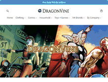 Tablet Screenshot of dragonvine.com